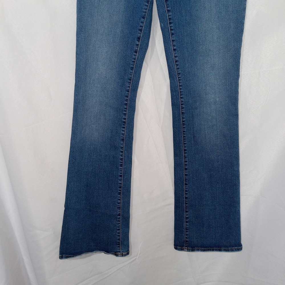 KUT From The Kloth Natalie Bootcut Jeans Womens 6 Blue Mid Rise Stretch Flare - Picture 3 of 13